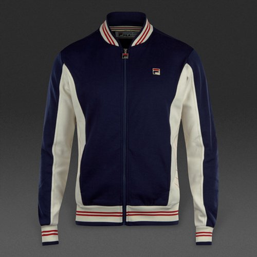 FILA Settanta Track Jacket Peacoat / Chinese Red / Gardenia for Men